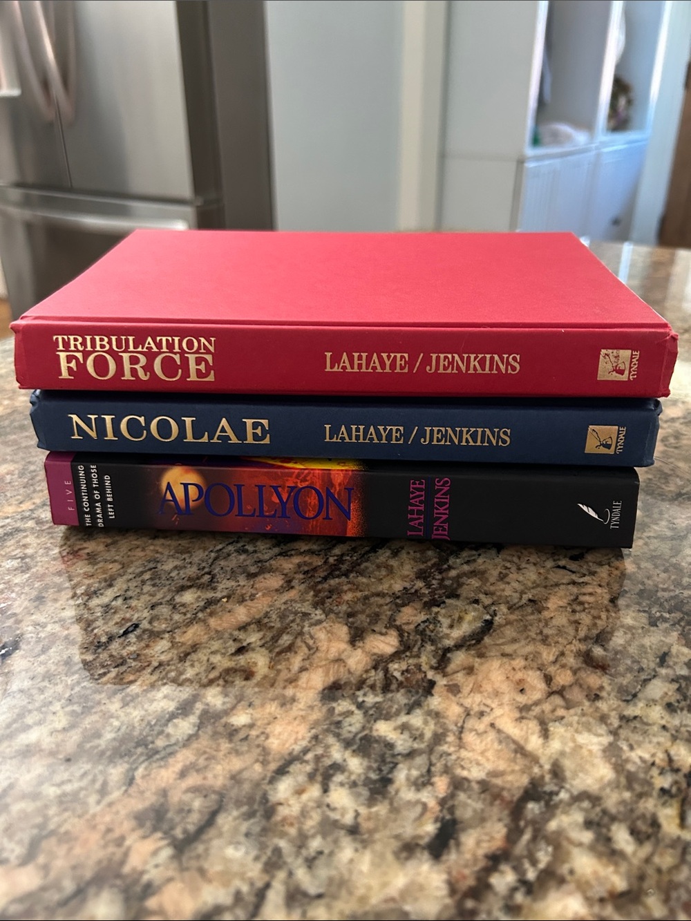 Left Behind Series Hardcover Book Set - plus one in paperback Red, Navy, Black